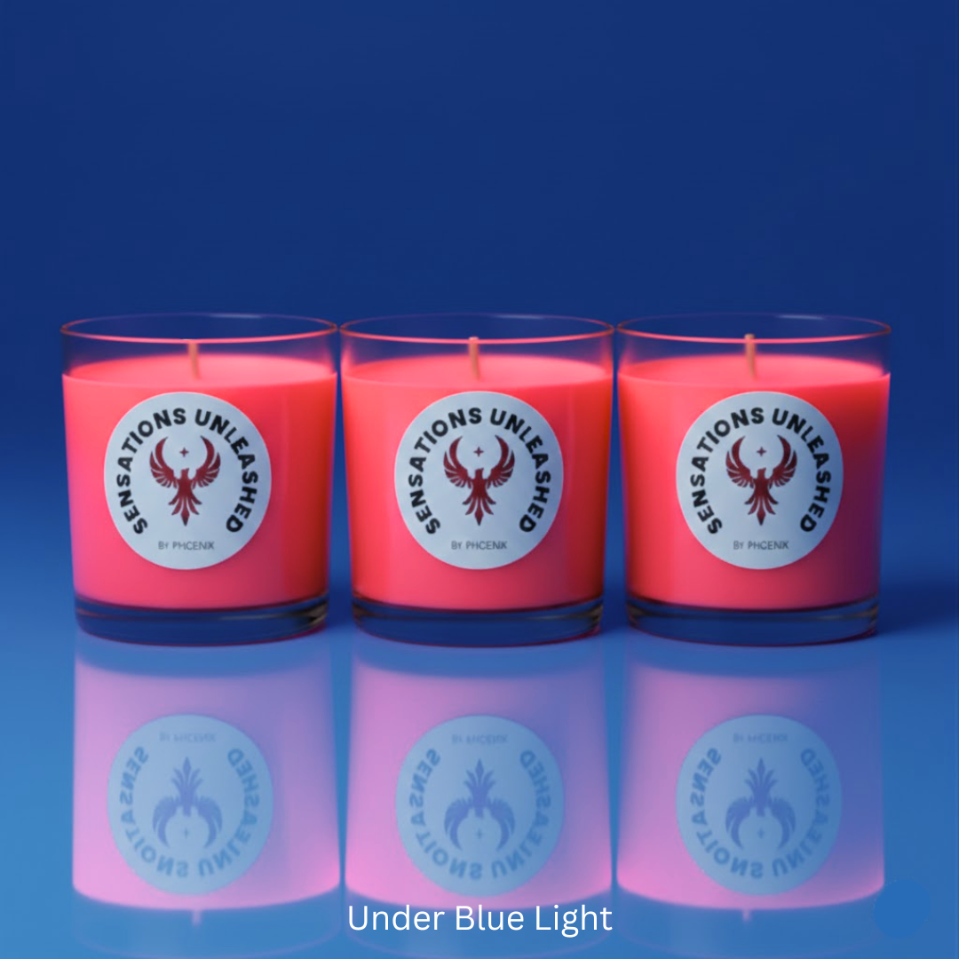 Sensations Unleashed BDSM UV Shot Glass Wax Play Candles In India - Set of 3
